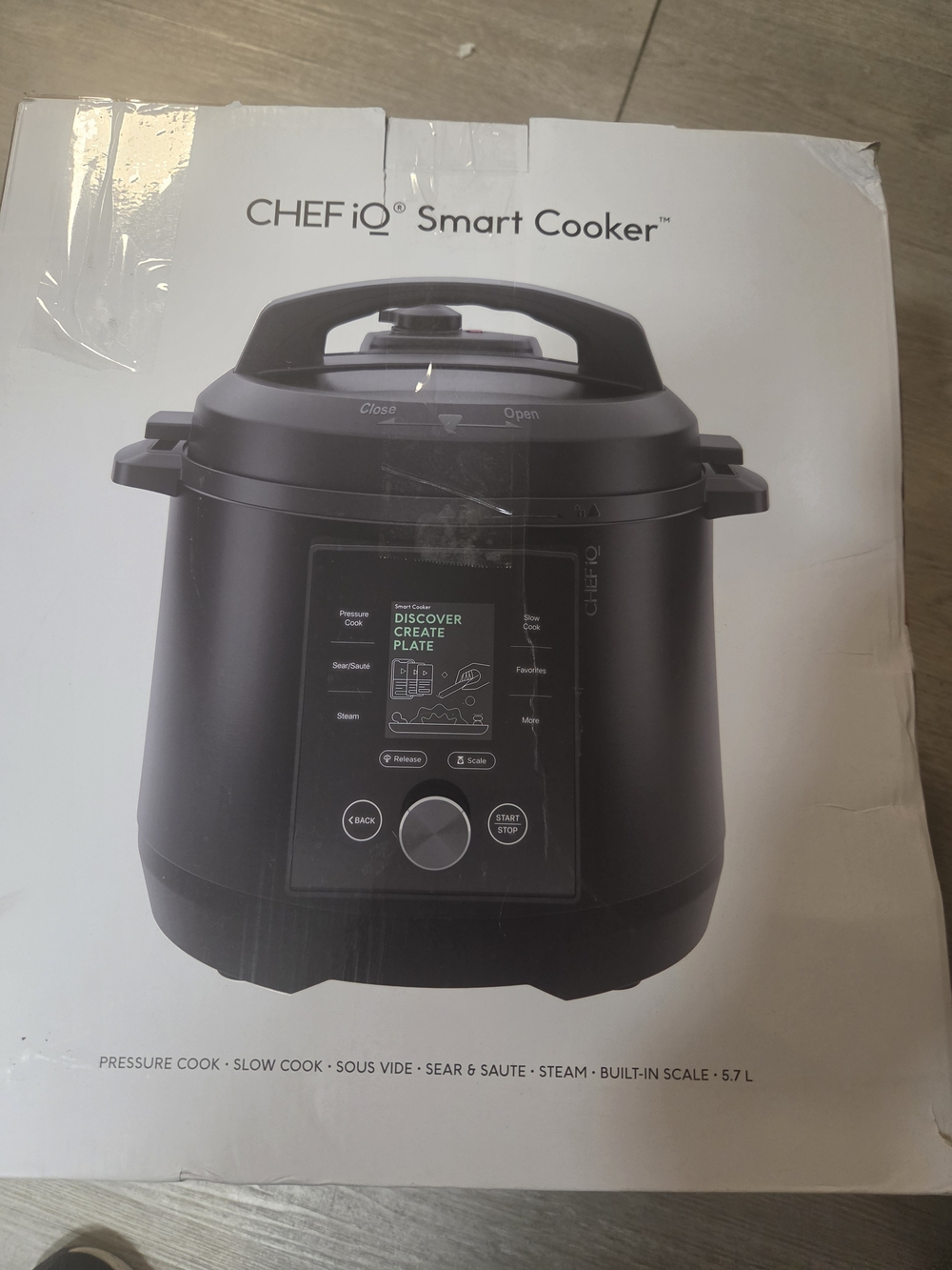 Chef iQ Smart Cooker - Black Multi-Function Electric Pressure Cooker
